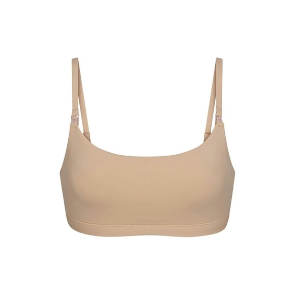 SKIMS Fits Everybody Maternity Pumping Scoop Bralette- Clay (size S) - Picture 2 of 5